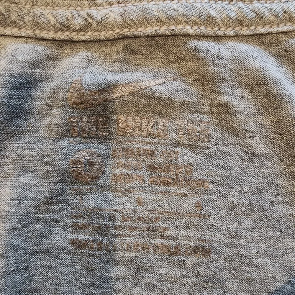 Men's Nike Gray Logo T-Shirt, Size Large